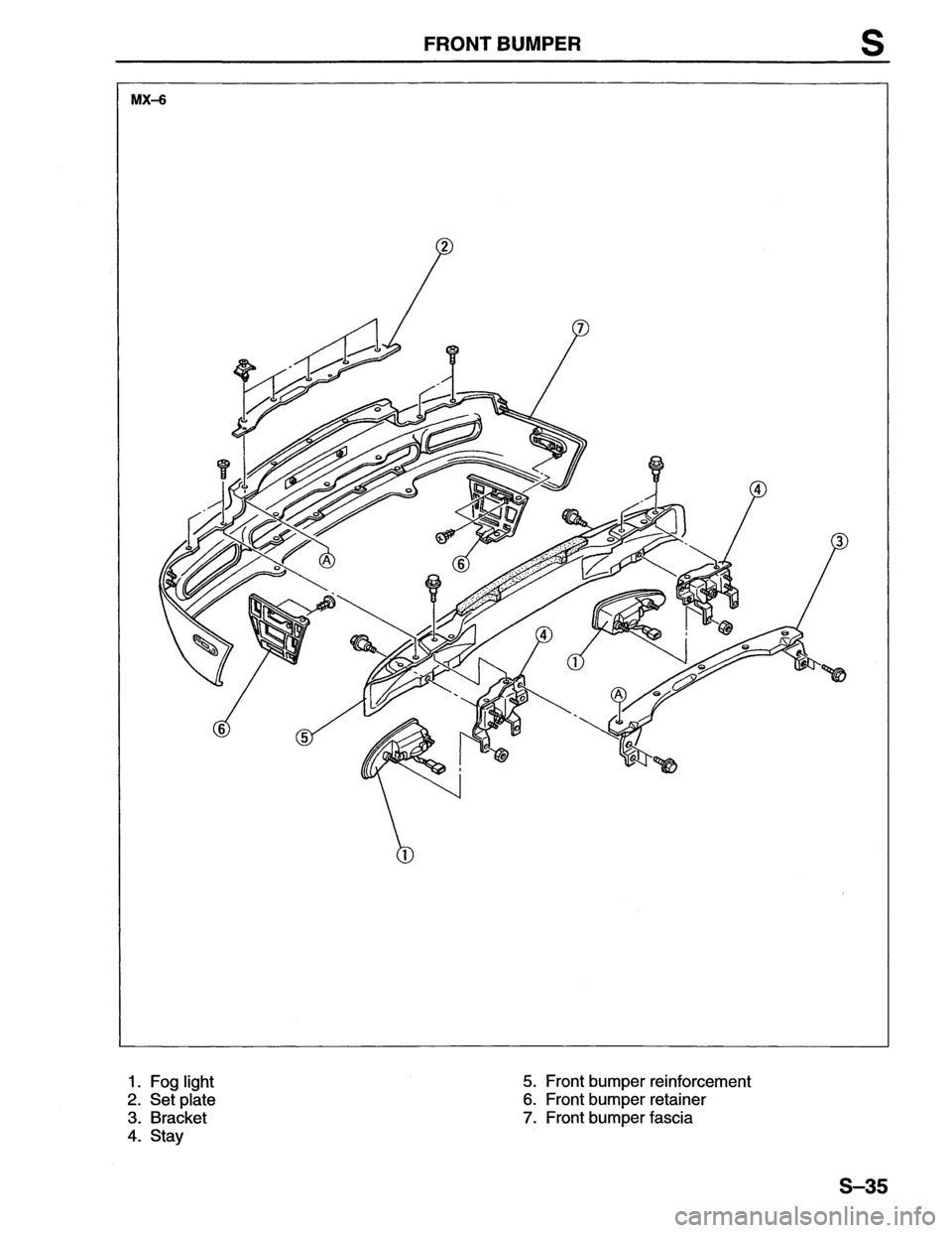 MAZDA MX-6 1996 Workshop Manual MAZDA MX-6 1996 Workshop Manual