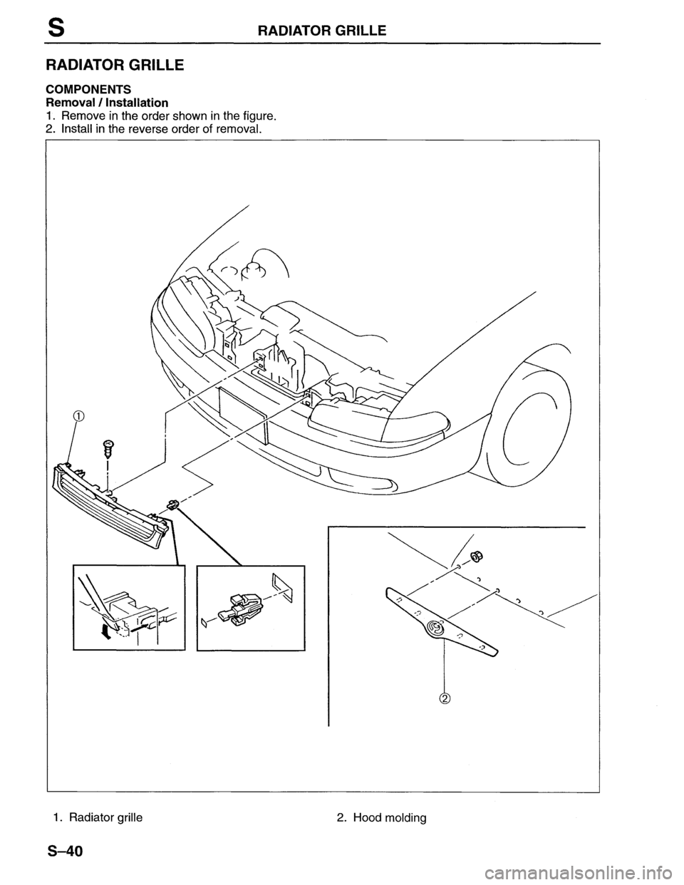 MAZDA MX-6 1996 Workshop Manual MAZDA MX-6 1996 Workshop Manual