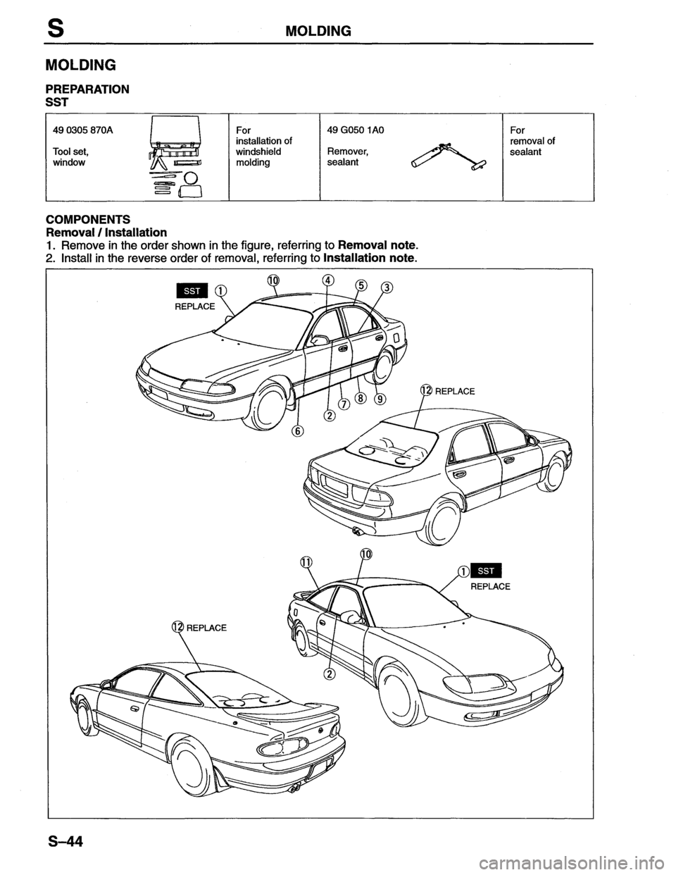 MAZDA MX-6 1996 Workshop Manual MAZDA MX-6 1996 Workshop Manual