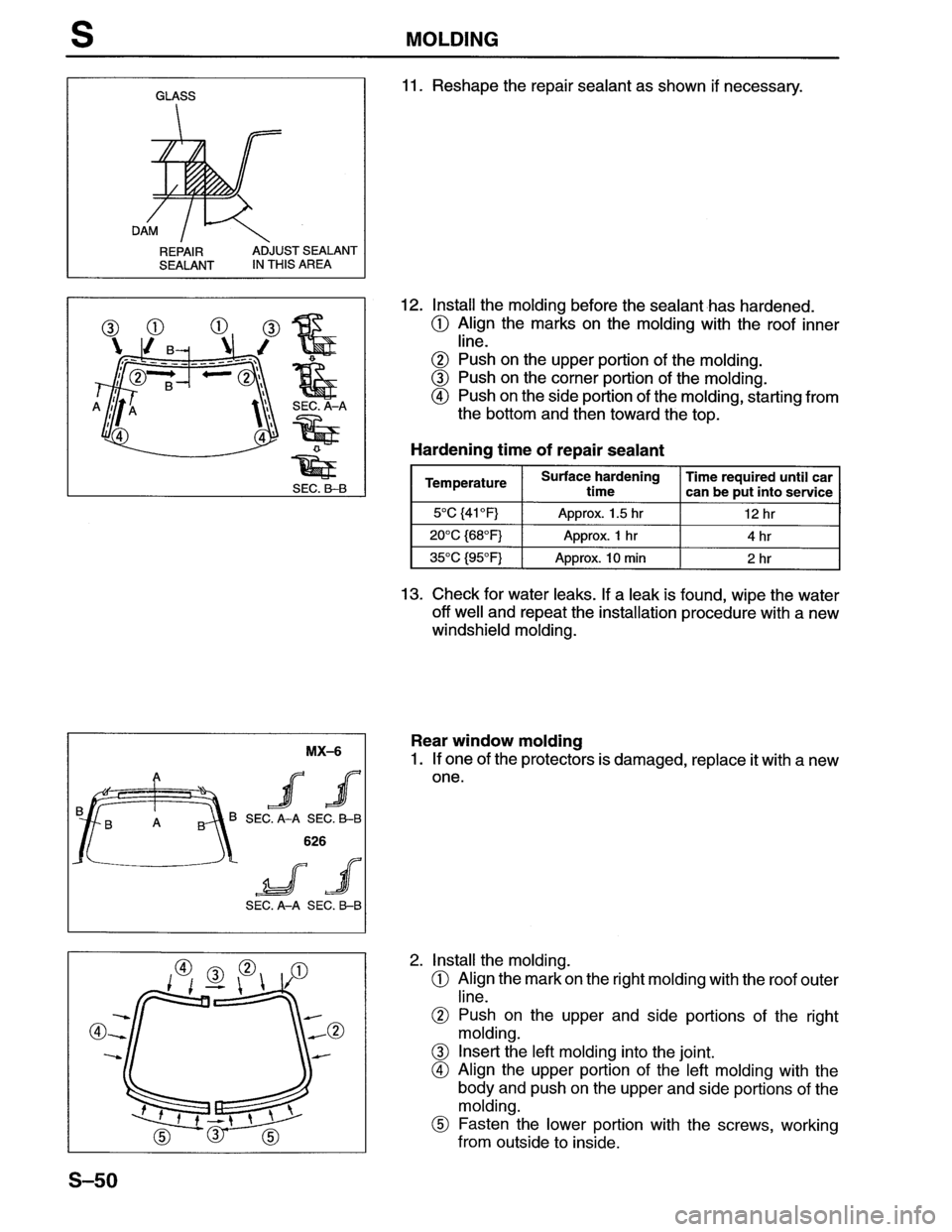 MAZDA MX-6 1996 Workshop Manual MAZDA MX-6 1996 Workshop Manual
