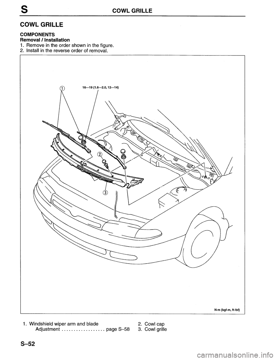 MAZDA MX-6 1996 Workshop Manual MAZDA MX-6 1996 Workshop Manual
