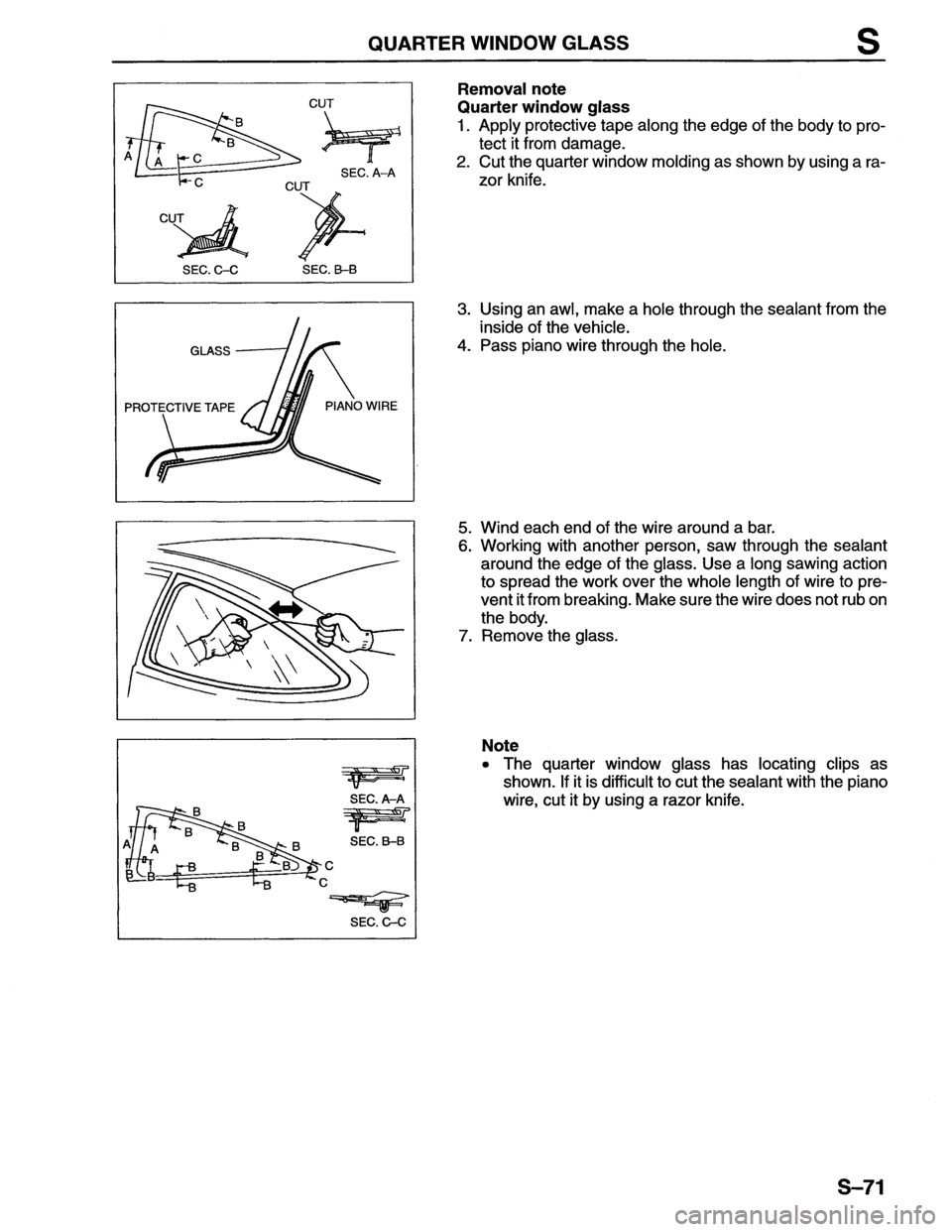 MAZDA MX-6 1996 Workshop Manual MAZDA MX-6 1996 Workshop Manual
