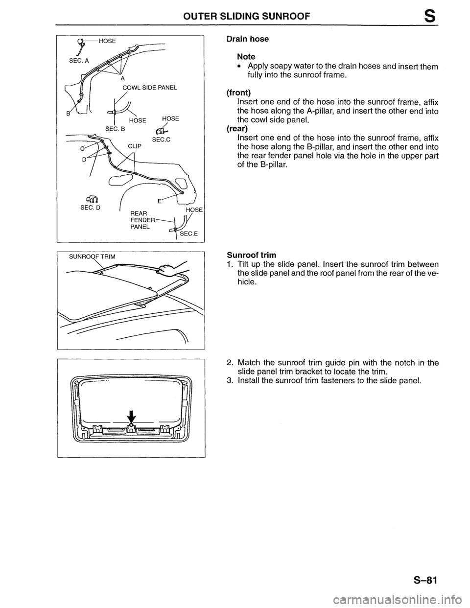 MAZDA MX-6 1996 Workshop Manual MAZDA MX-6 1996 Workshop Manual