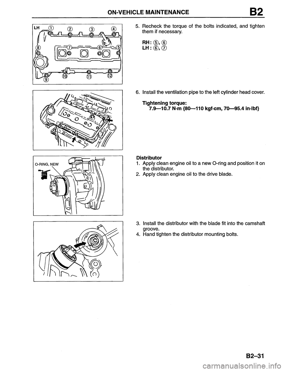 MAZDA MX-6 1996 Workshop Manual MAZDA MX-6 1996 Workshop Manual