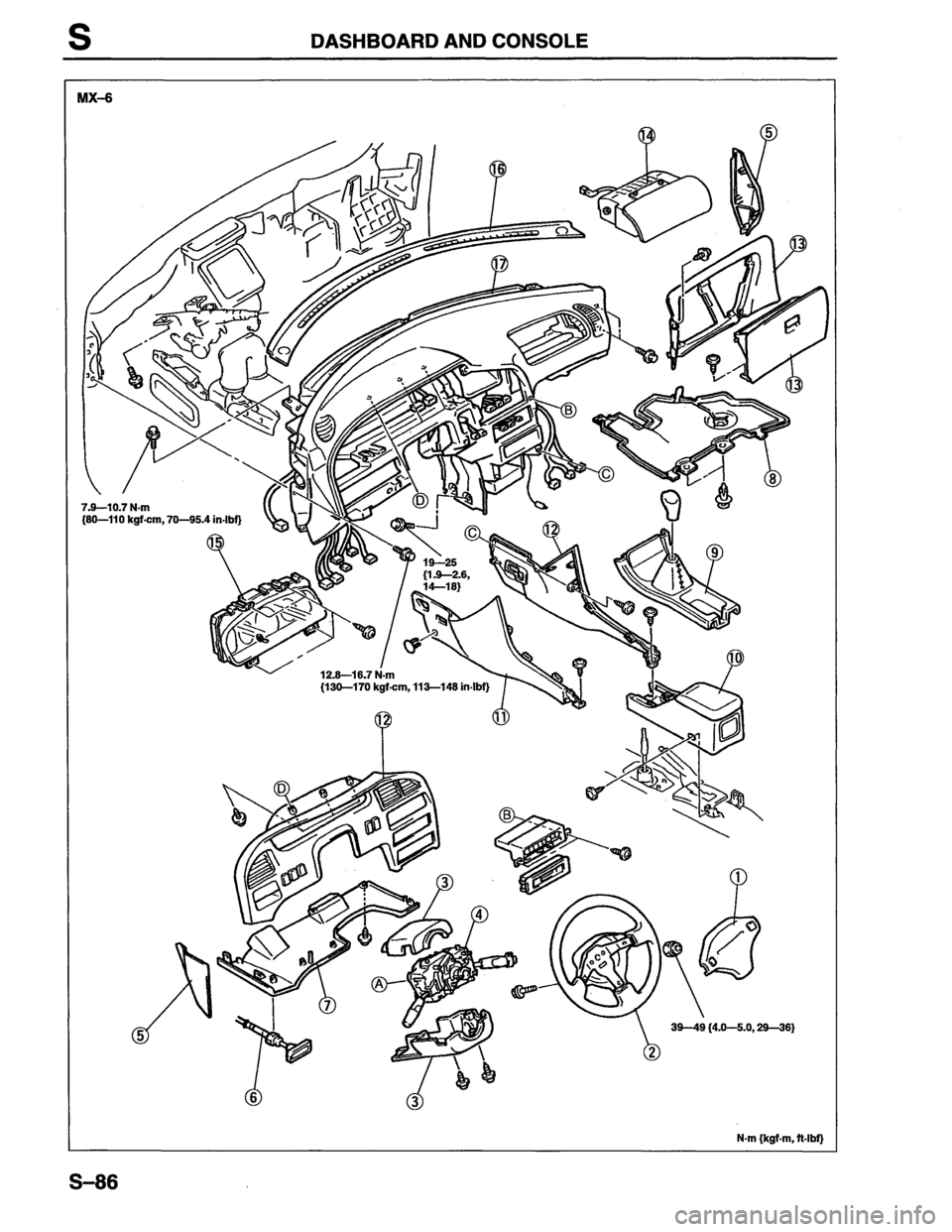 MAZDA MX-6 1996 Workshop Manual MAZDA MX-6 1996 Workshop Manual