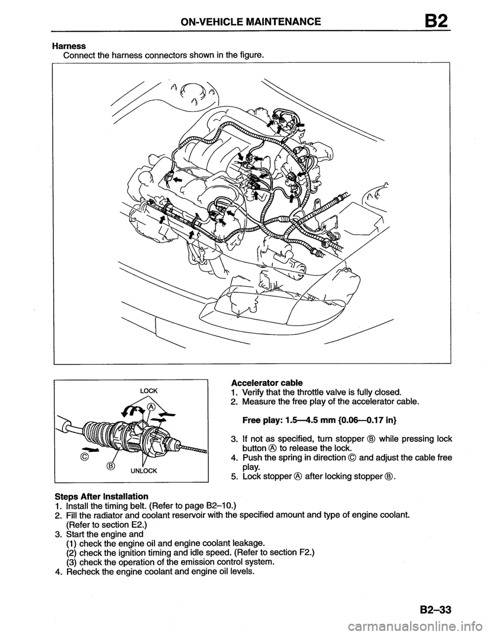 MAZDA MX-6 1996 Workshop Manual MAZDA MX-6 1996 Workshop Manual