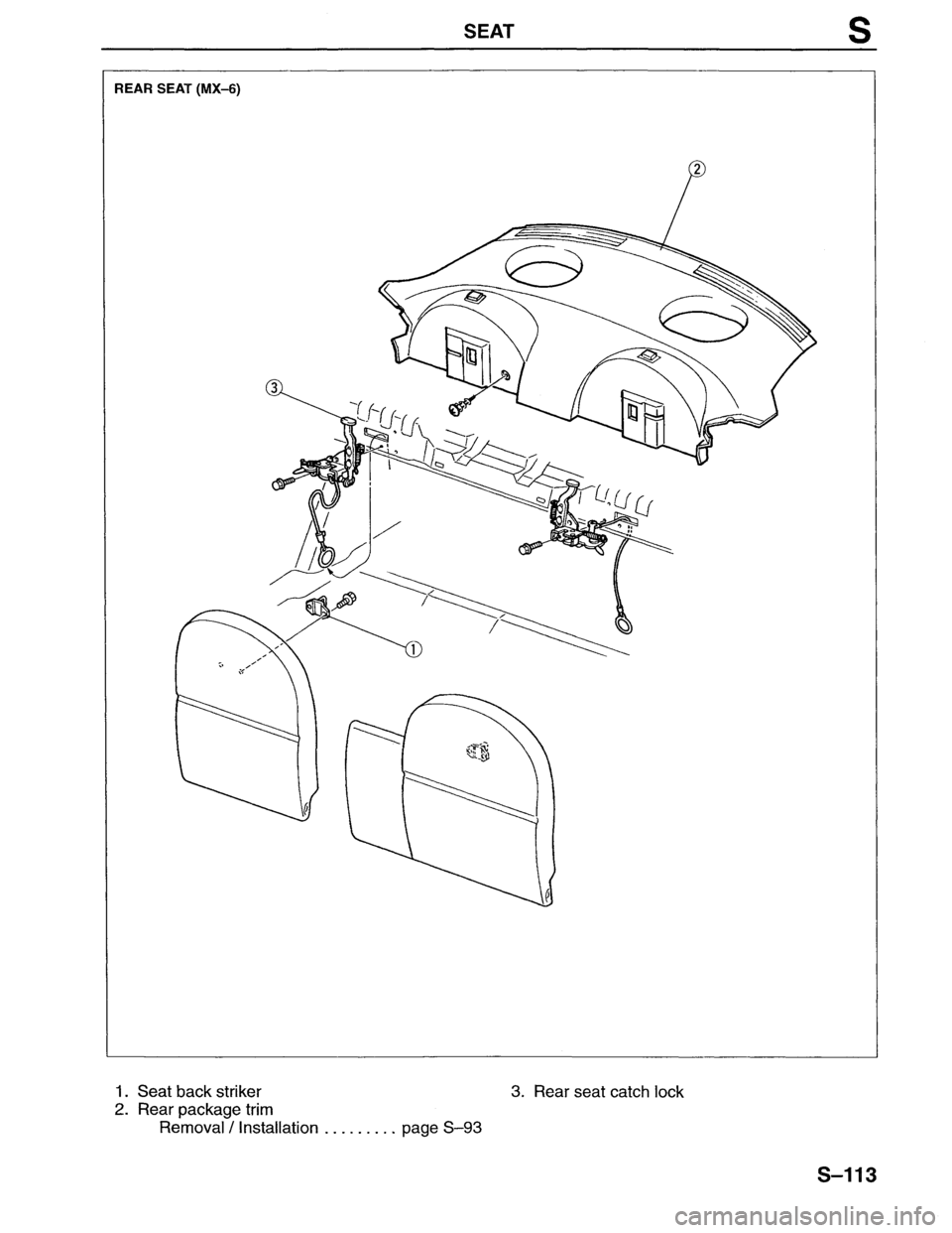 MAZDA MX-6 1996 Workshop Manual MAZDA MX-6 1996 Workshop Manual