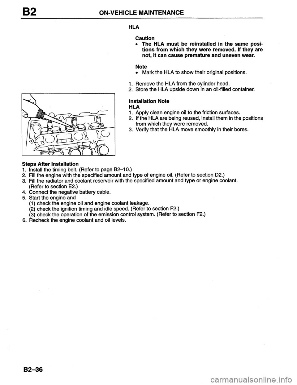 MAZDA MX-6 1996 Workshop Manual MAZDA MX-6 1996 Workshop Manual