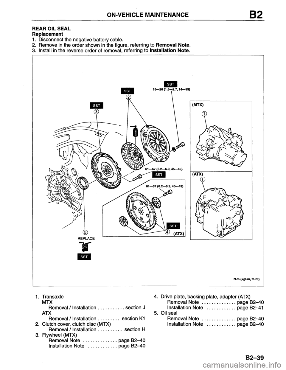 MAZDA MX-6 1996 Workshop Manual MAZDA MX-6 1996 Workshop Manual