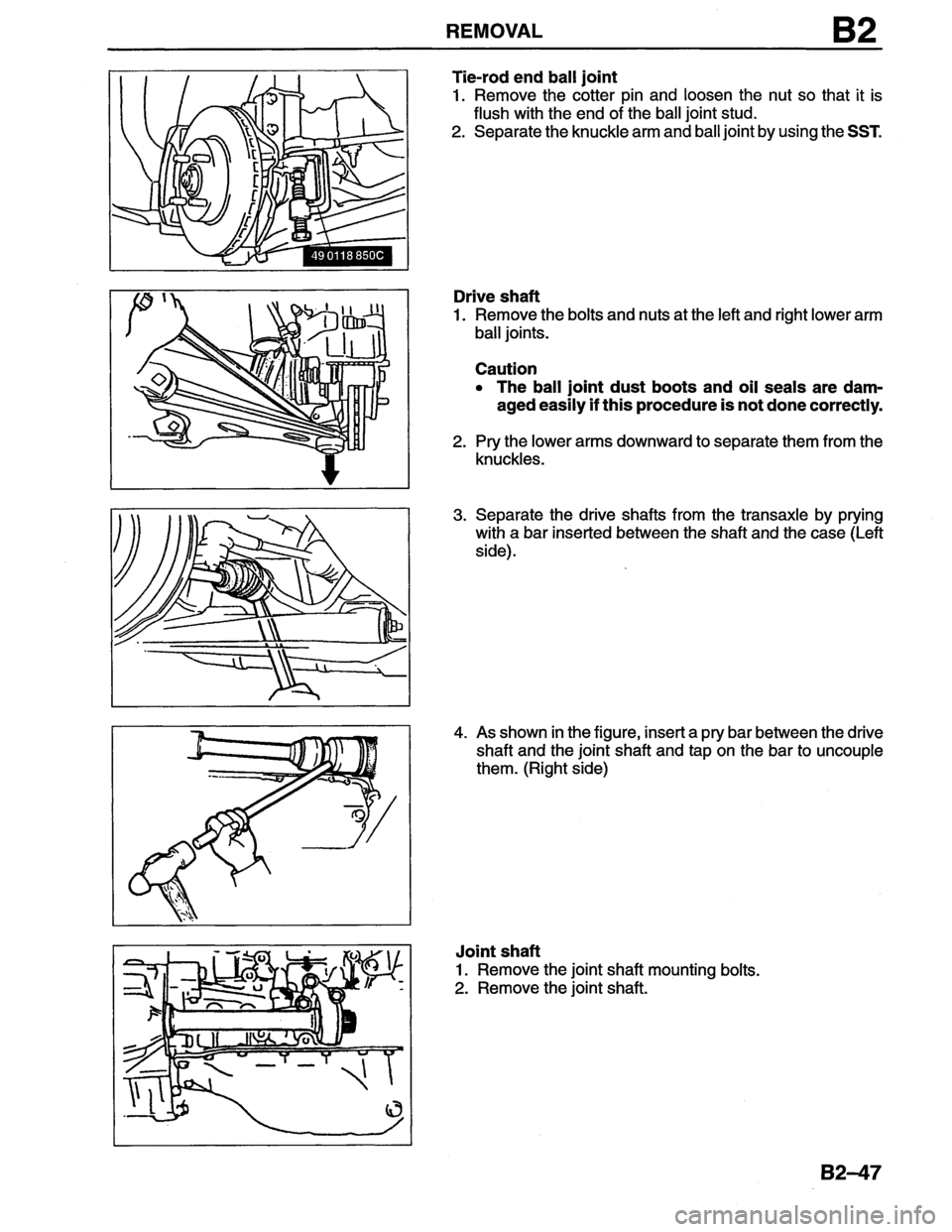 MAZDA MX-6 1996 Workshop Manual MAZDA MX-6 1996 Workshop Manual