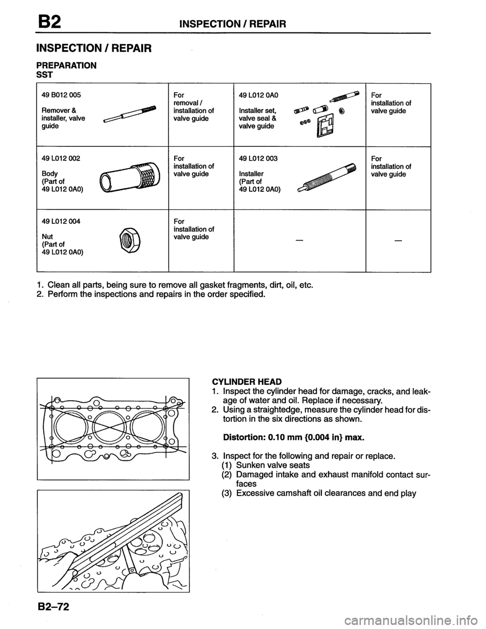 MAZDA MX-6 1996 Workshop Manual MAZDA MX-6 1996 Workshop Manual