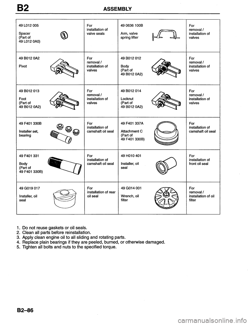 MAZDA MX-6 1996 Workshop Manual MAZDA MX-6 1996 Workshop Manual