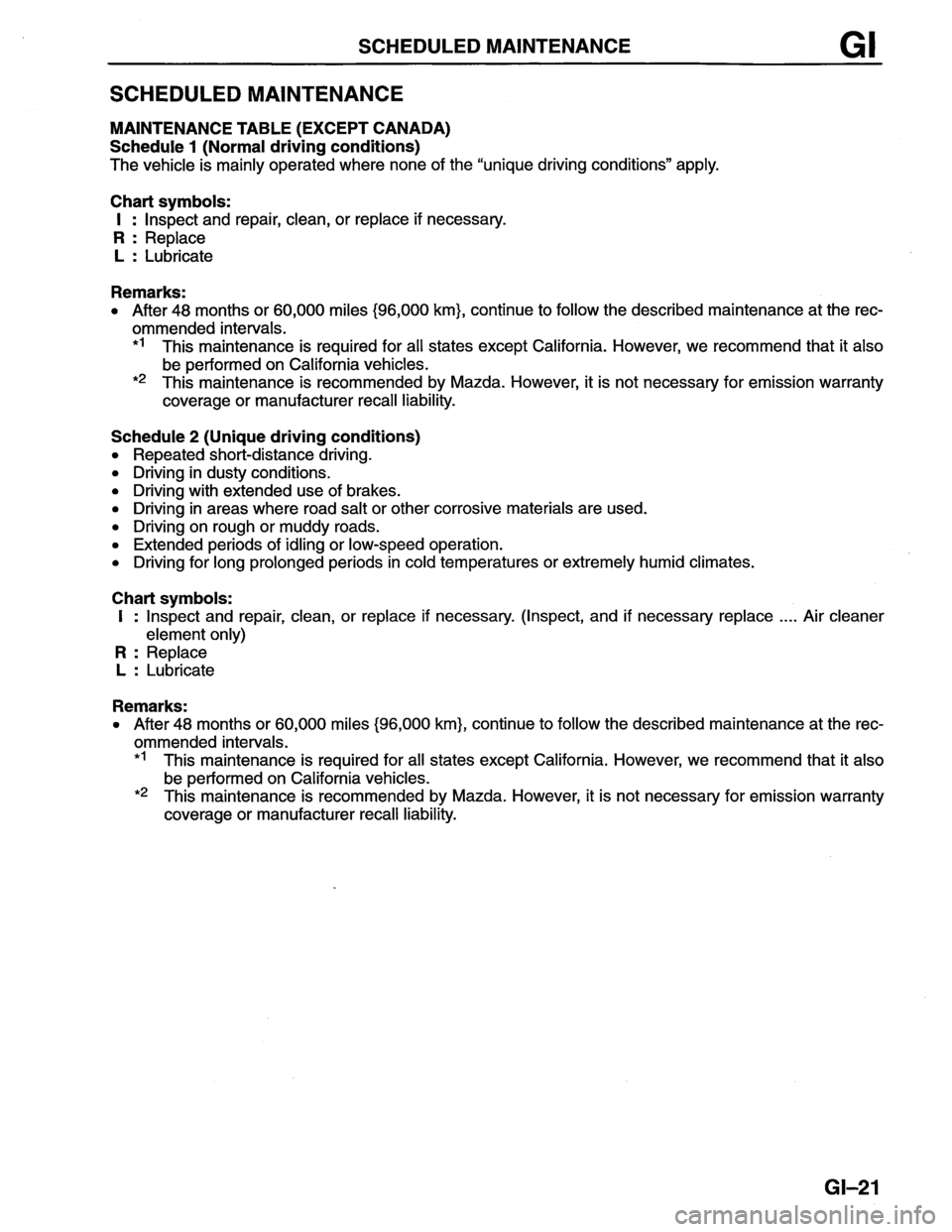 MAZDA MX-6 1996 Owners Manual MAZDA MX-6 1996 Owners Manual