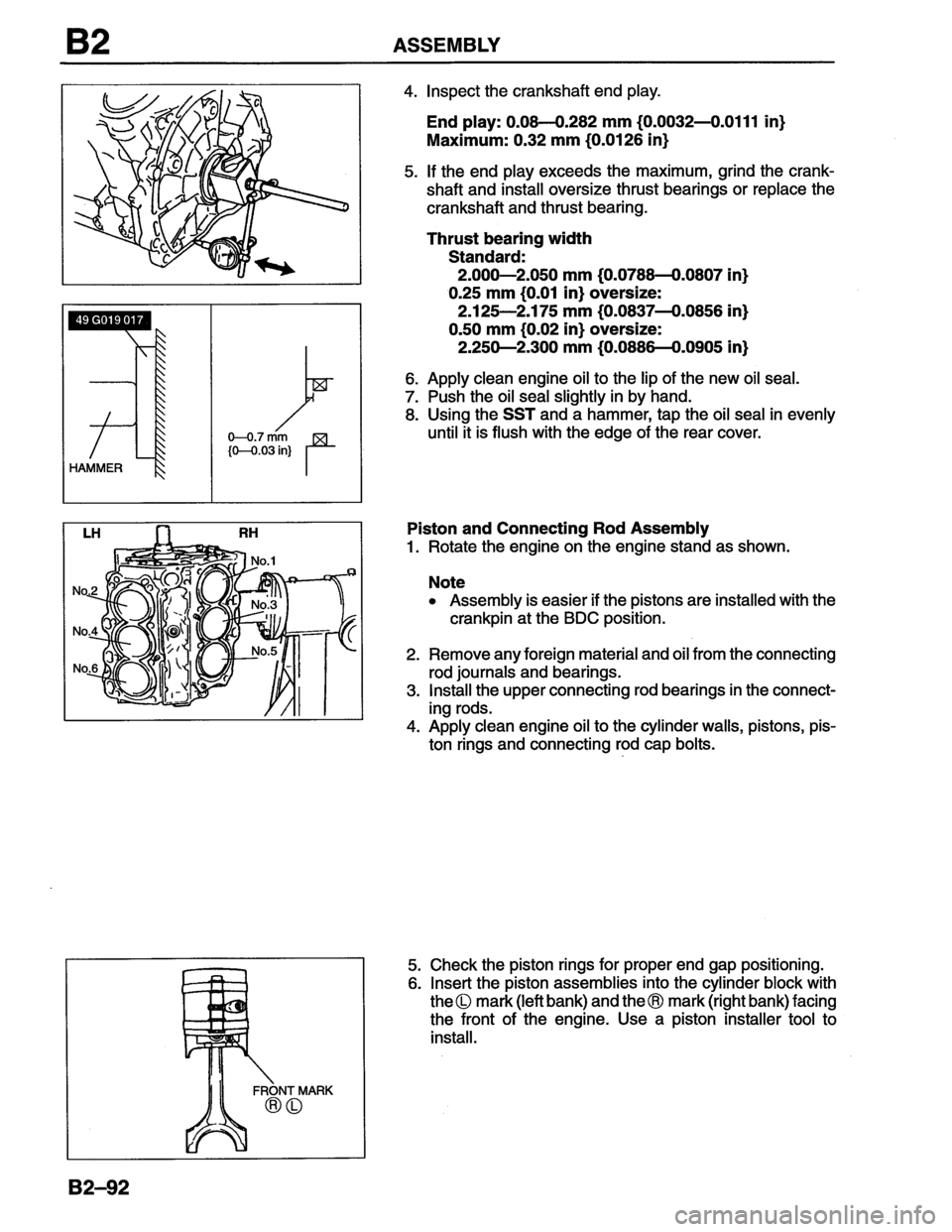 MAZDA MX-6 1996 Workshop Manual MAZDA MX-6 1996 Workshop Manual