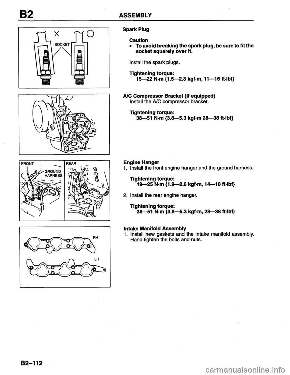 MAZDA MX-6 1996  Workshop Manual 