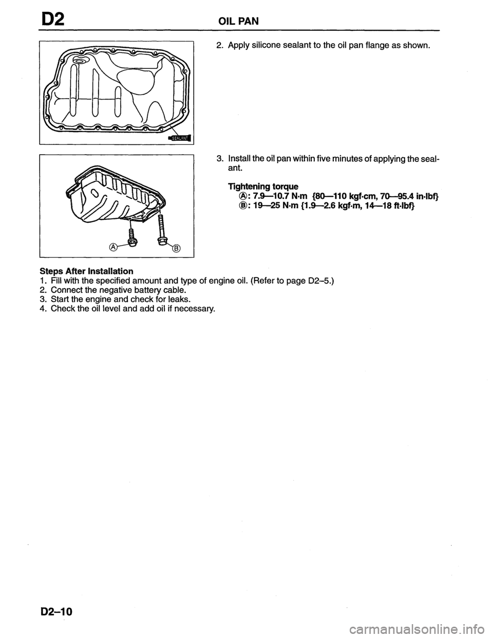 MAZDA MX-6 1996 Workshop Manual MAZDA MX-6 1996 Workshop Manual