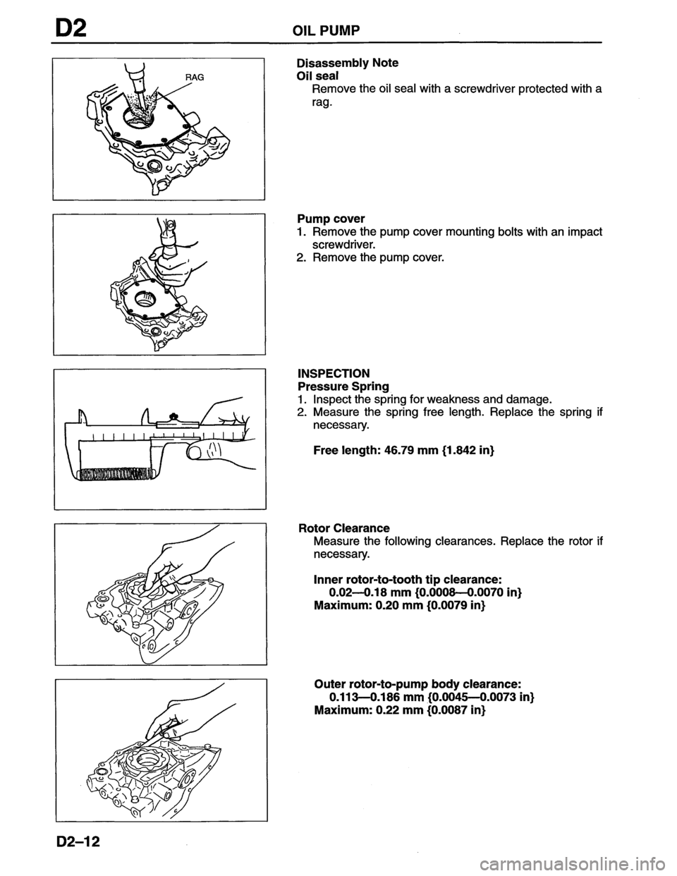MAZDA MX-6 1996 Workshop Manual MAZDA MX-6 1996 Workshop Manual