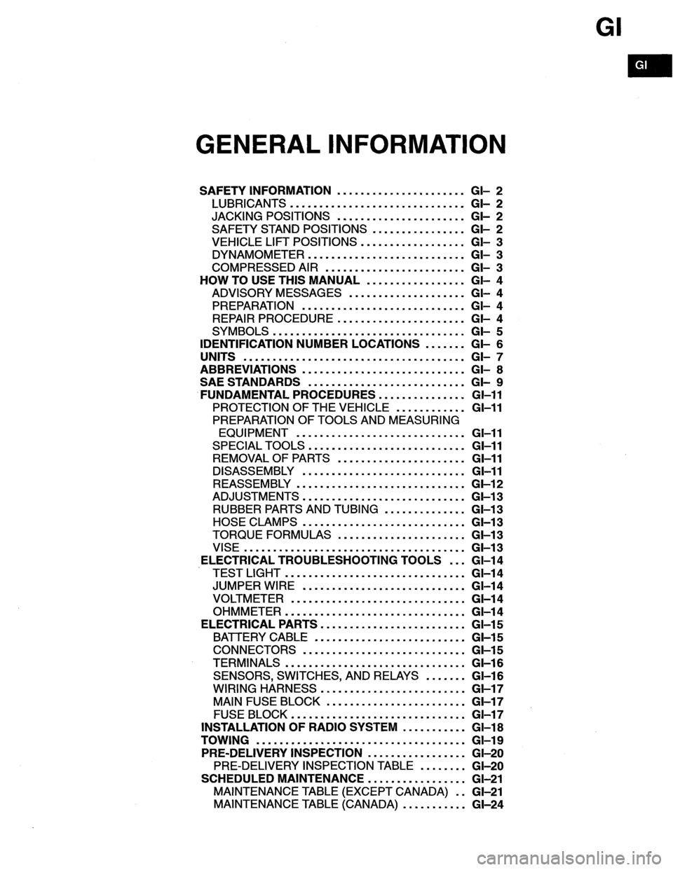 MAZDA MX-6 1996 Workshop Manual MAZDA MX-6 1996 Workshop Manual