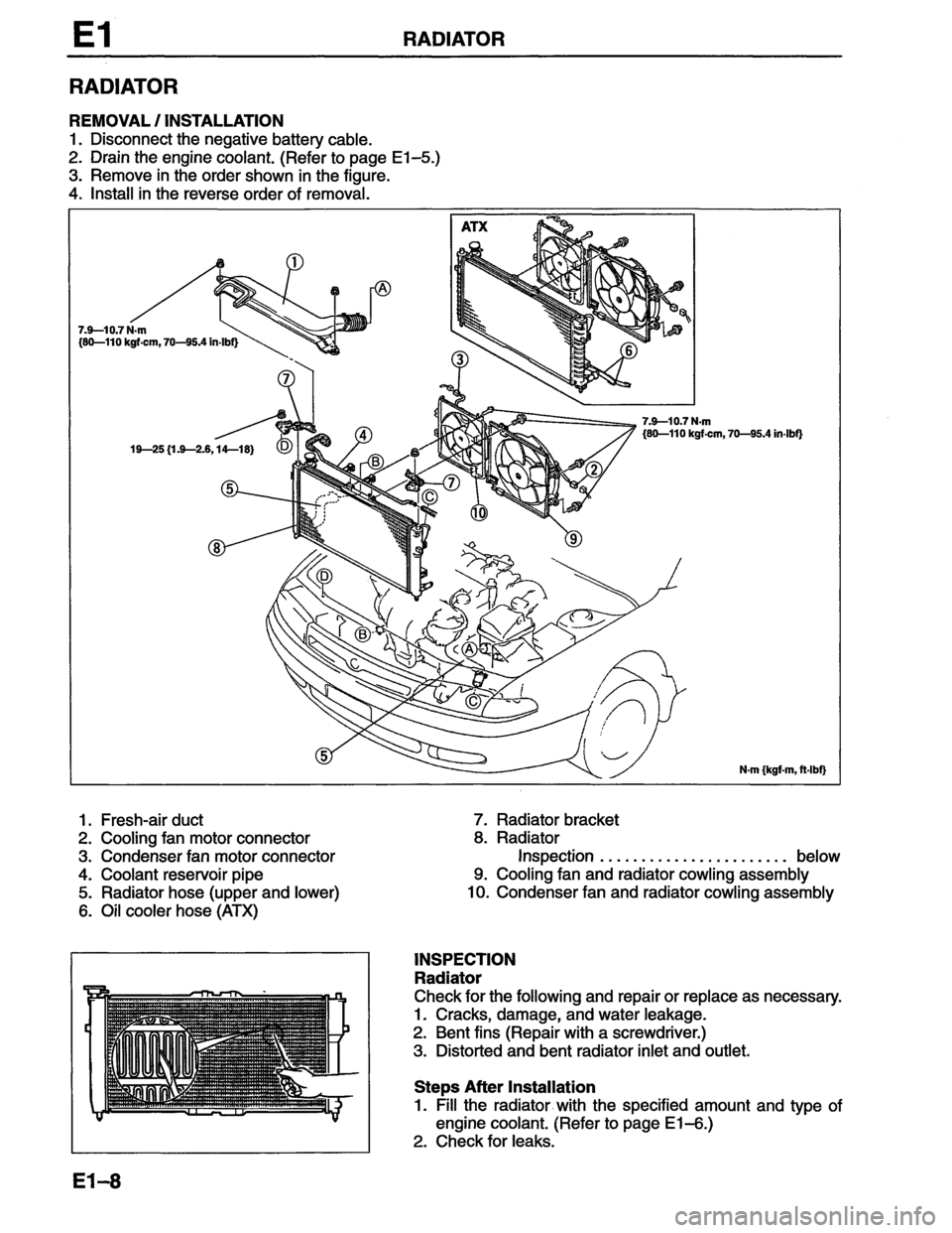 MAZDA MX-6 1996 Workshop Manual MAZDA MX-6 1996 Workshop Manual