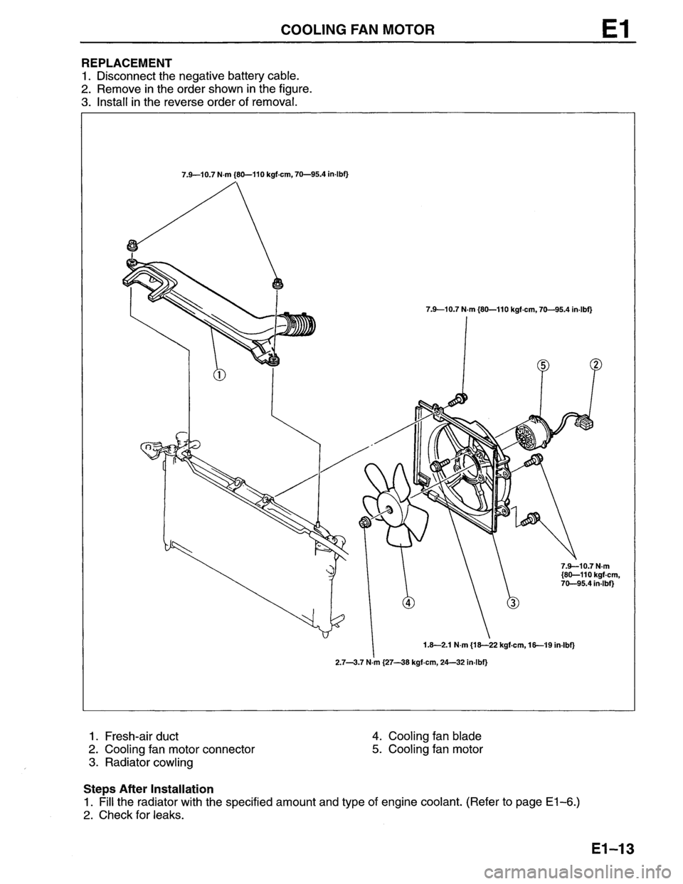MAZDA MX-6 1996 Workshop Manual MAZDA MX-6 1996 Workshop Manual