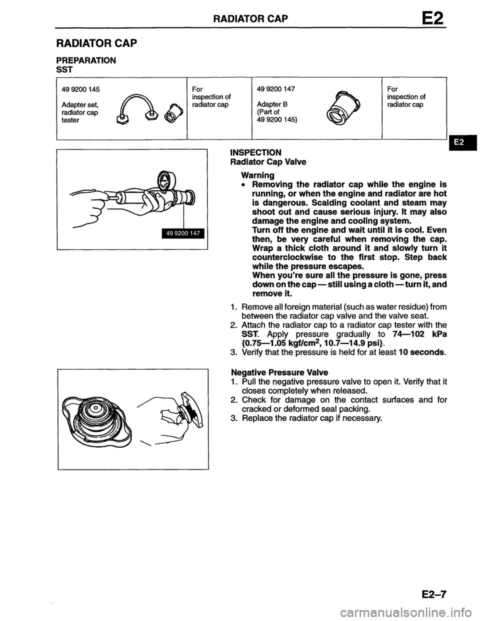 MAZDA MX-6 1996 Workshop Manual MAZDA MX-6 1996 Workshop Manual