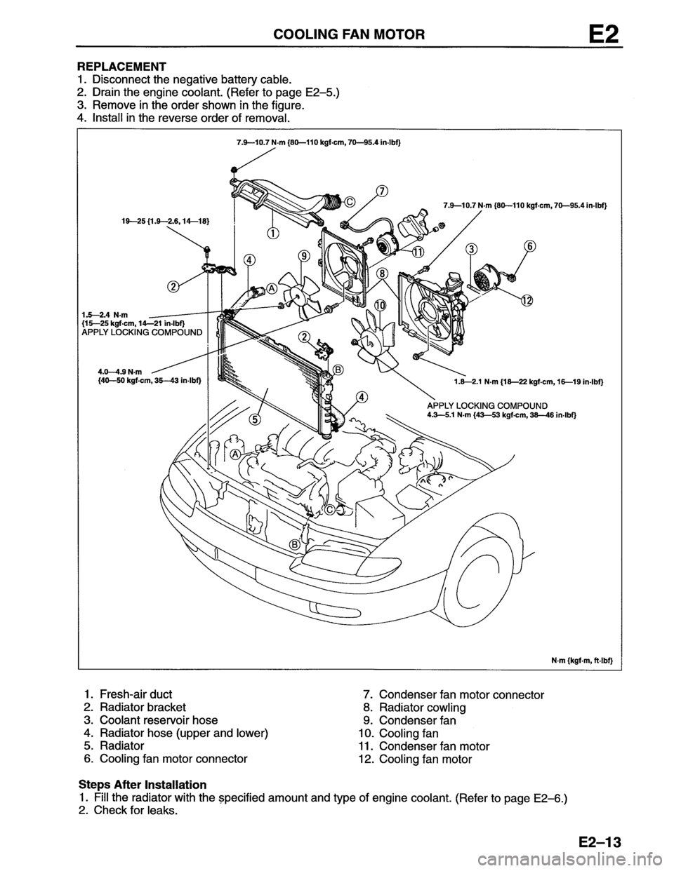 MAZDA MX-6 1996 Workshop Manual MAZDA MX-6 1996 Workshop Manual