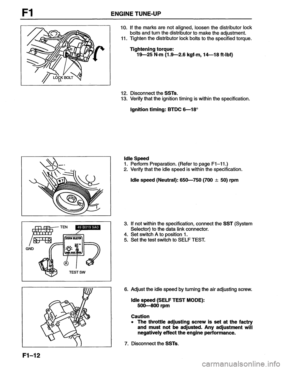 MAZDA MX-6 1996 Workshop Manual MAZDA MX-6 1996 Workshop Manual