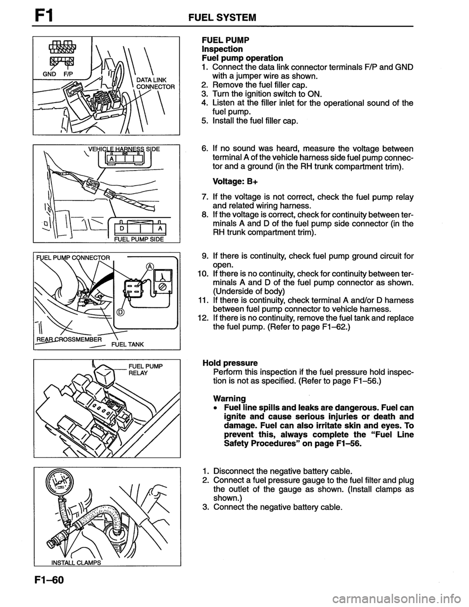 MAZDA MX-6 1996 Workshop Manual MAZDA MX-6 1996 Workshop Manual