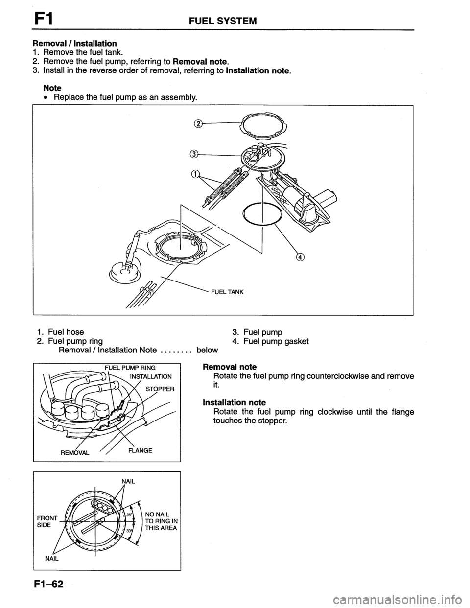 MAZDA MX-6 1996 Workshop Manual MAZDA MX-6 1996 Workshop Manual
