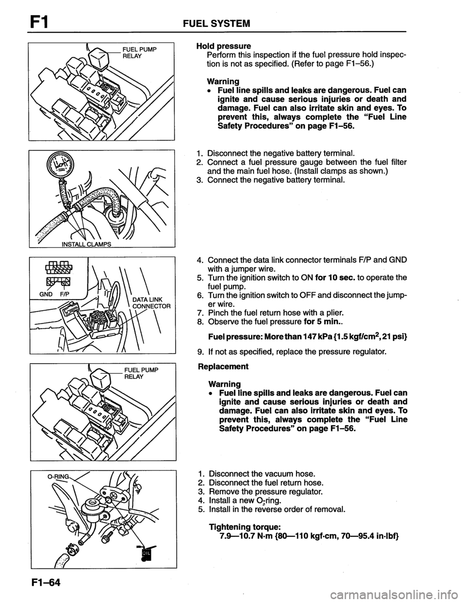 MAZDA MX-6 1996 Workshop Manual MAZDA MX-6 1996 Workshop Manual