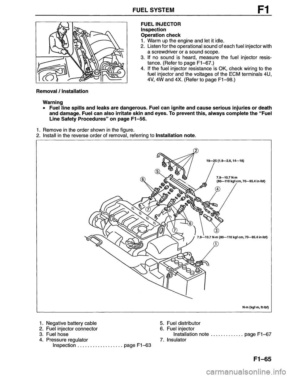 MAZDA MX-6 1996 Workshop Manual MAZDA MX-6 1996 Workshop Manual