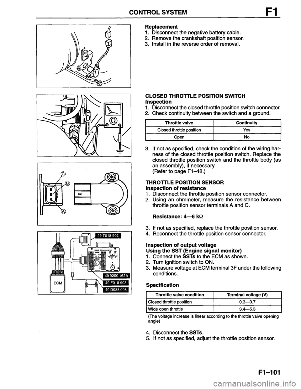 MAZDA MX-6 1996 Workshop Manual MAZDA MX-6 1996 Workshop Manual
