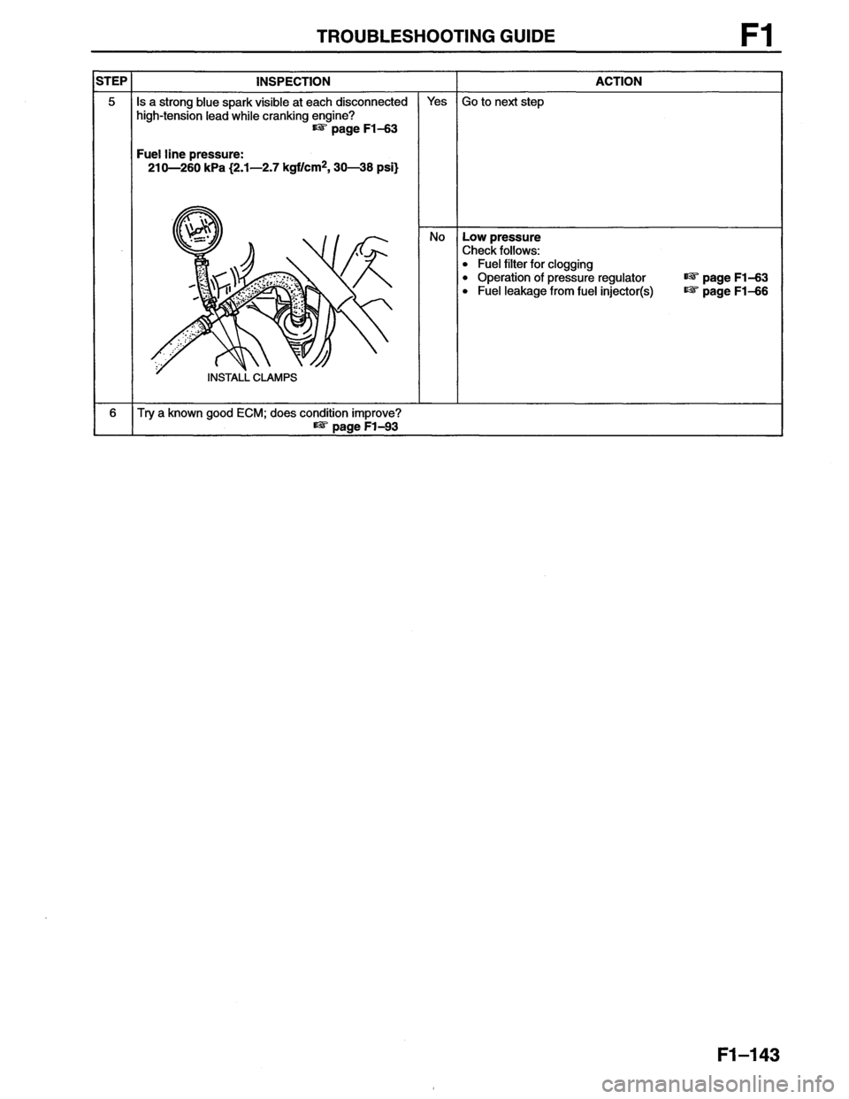MAZDA MX-6 1996  Workshop Manual 