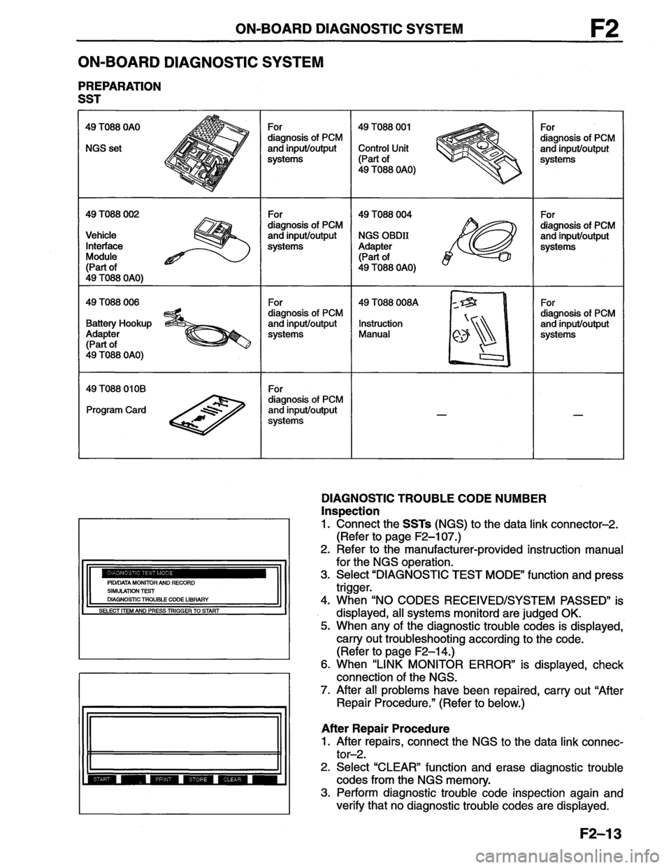 MAZDA MX-6 1996  Workshop Manual 