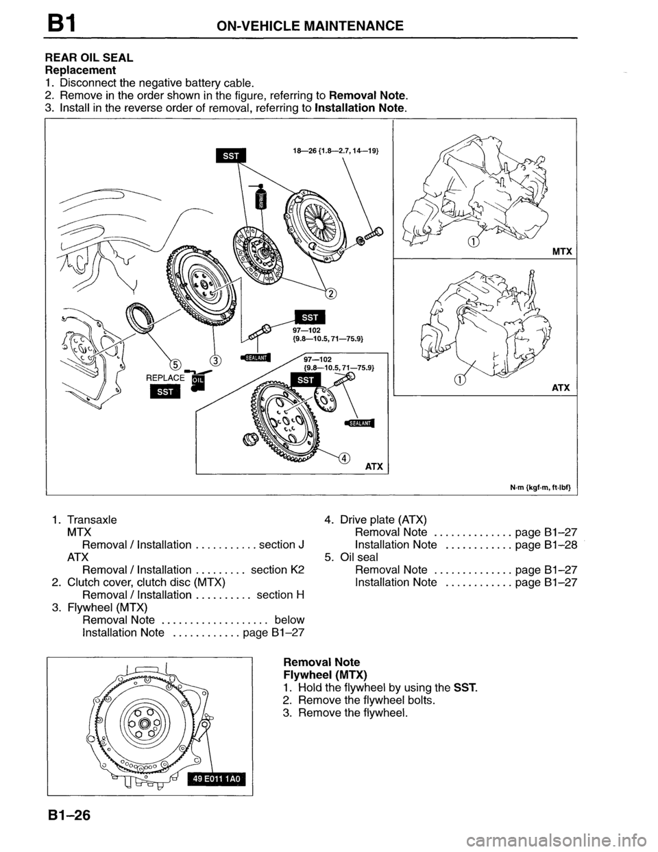 MAZDA MX-6 1996 Repair Manual MAZDA MX-6 1996 Repair Manual