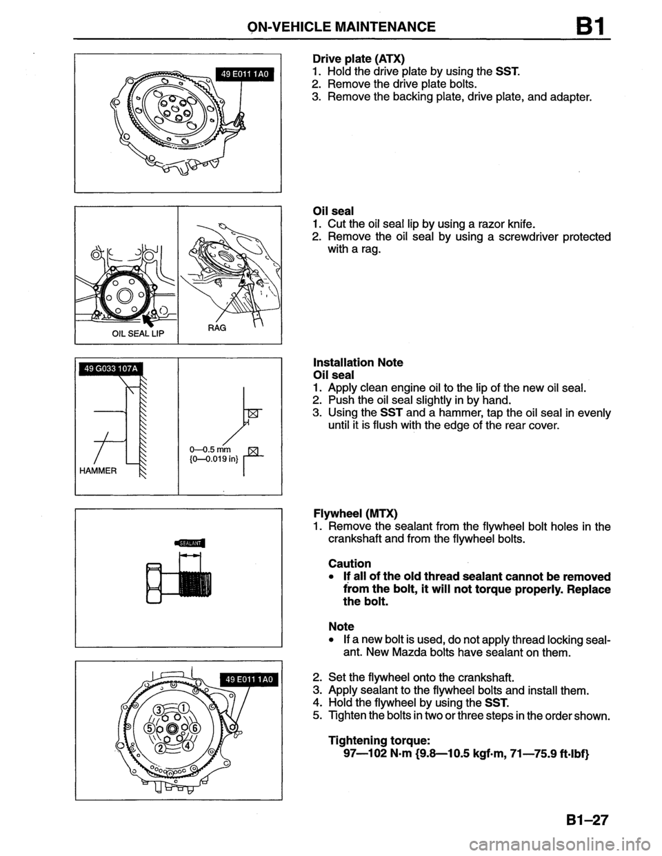 MAZDA MX-6 1996 Repair Manual MAZDA MX-6 1996 Repair Manual