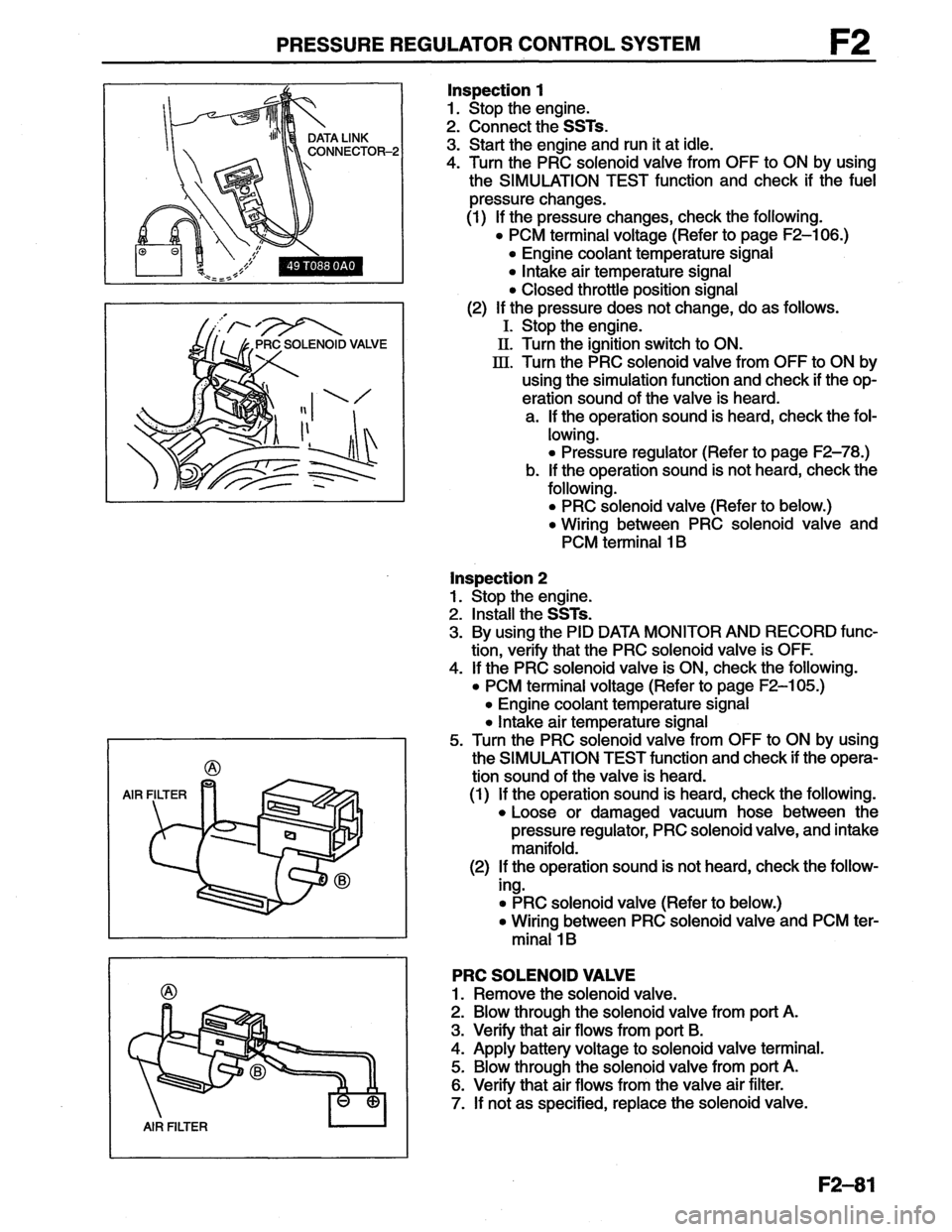 MAZDA MX-6 1996  Workshop Manual 