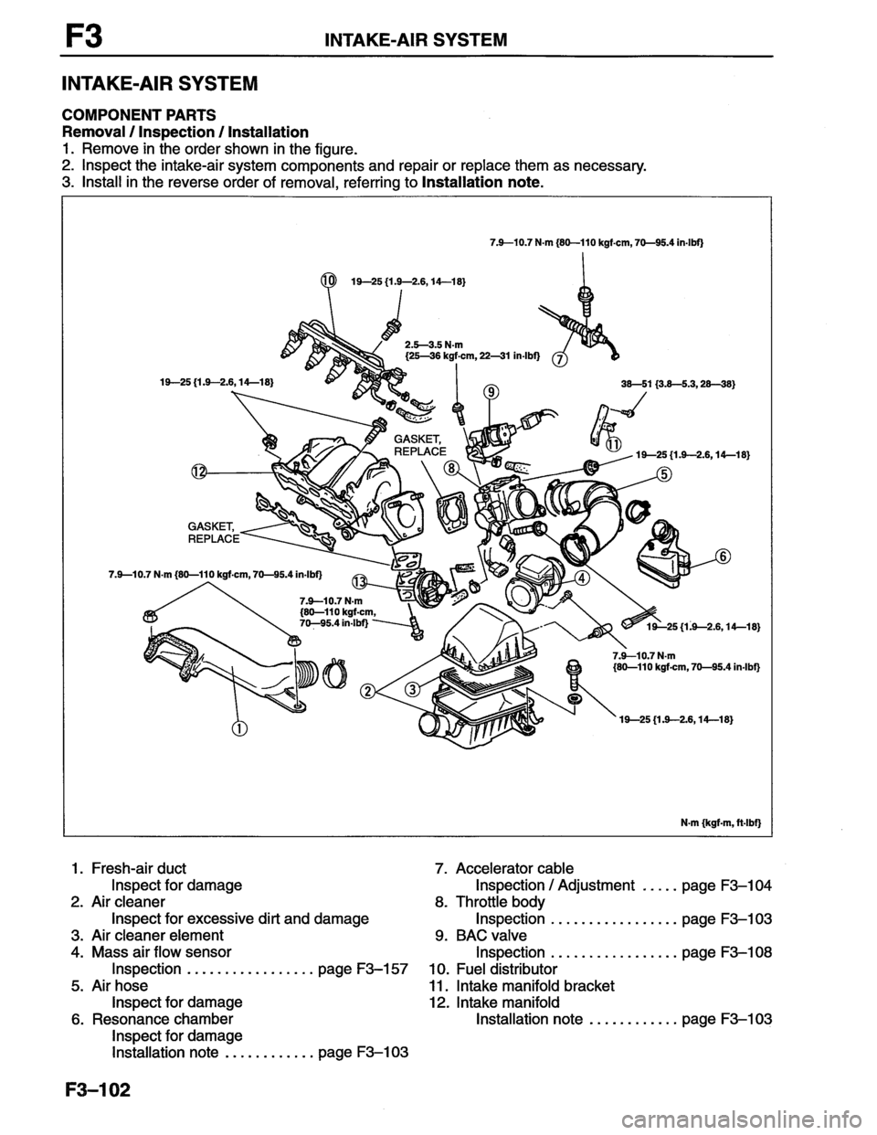 MAZDA MX-6 1996 Workshop Manual MAZDA MX-6 1996 Workshop Manual