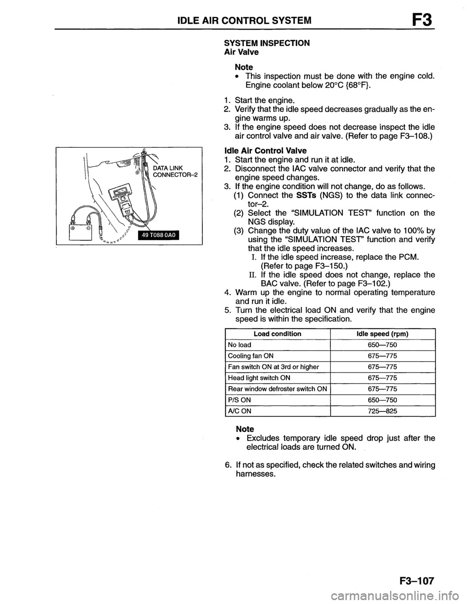 MAZDA MX-6 1996 Workshop Manual MAZDA MX-6 1996 Workshop Manual