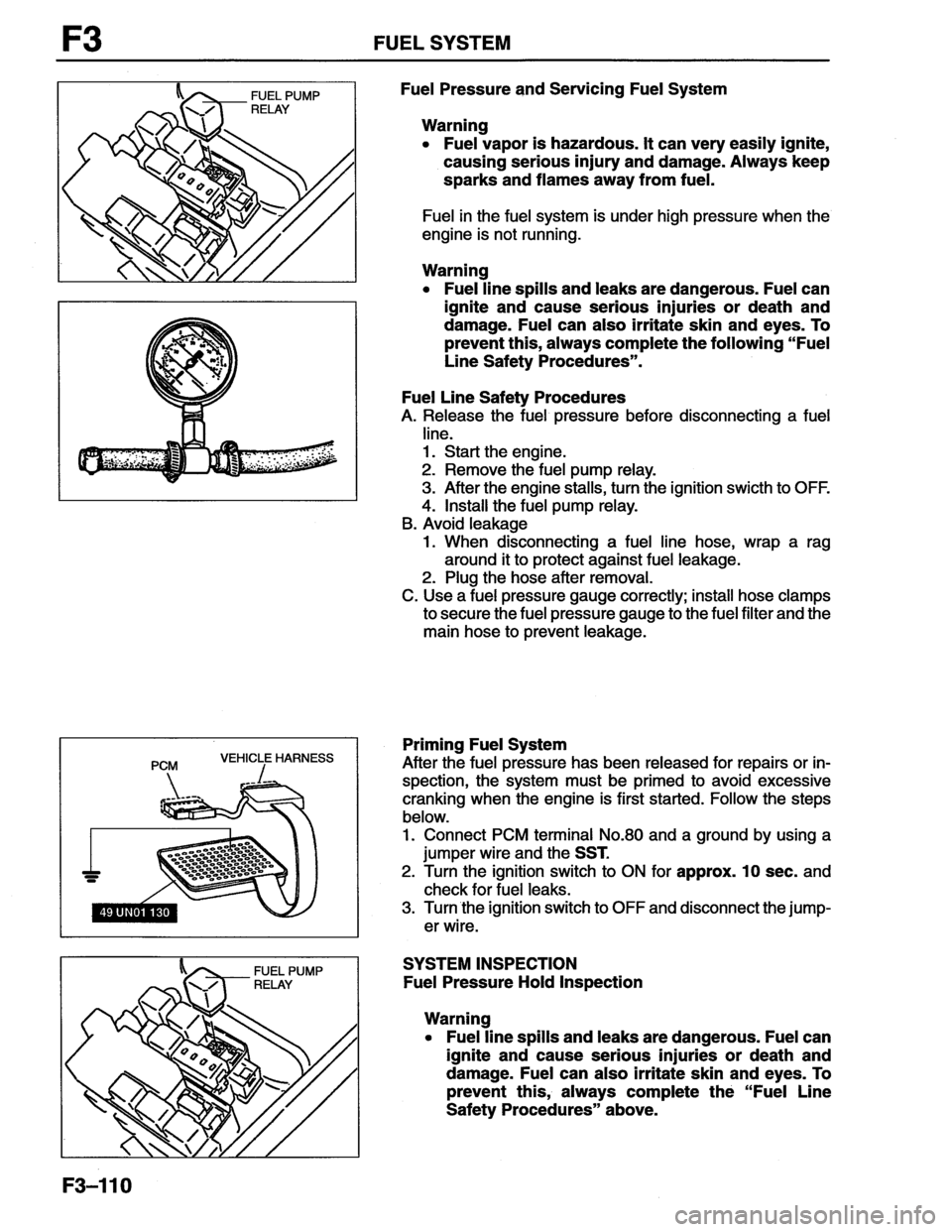 MAZDA MX-6 1996 Workshop Manual MAZDA MX-6 1996 Workshop Manual
