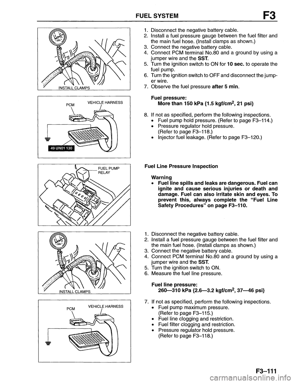 MAZDA MX-6 1996 Workshop Manual MAZDA MX-6 1996 Workshop Manual
