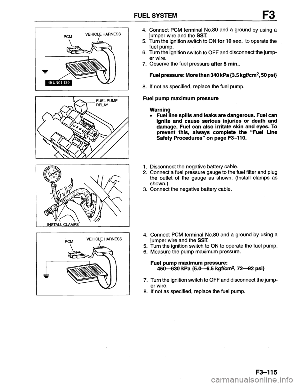 MAZDA MX-6 1996 Workshop Manual MAZDA MX-6 1996 Workshop Manual