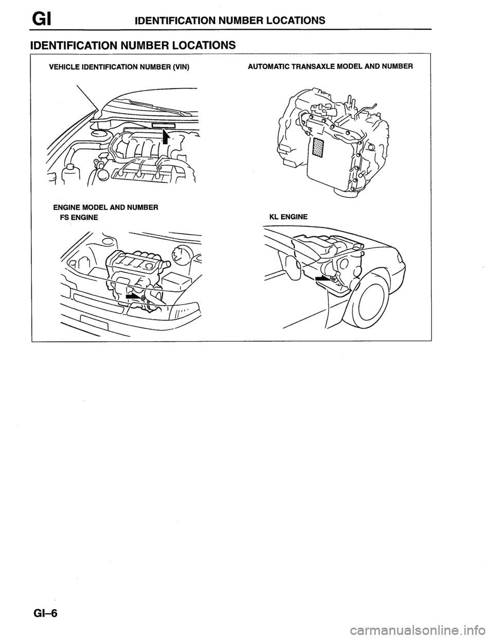 MAZDA MX-6 1996  Workshop Manual 