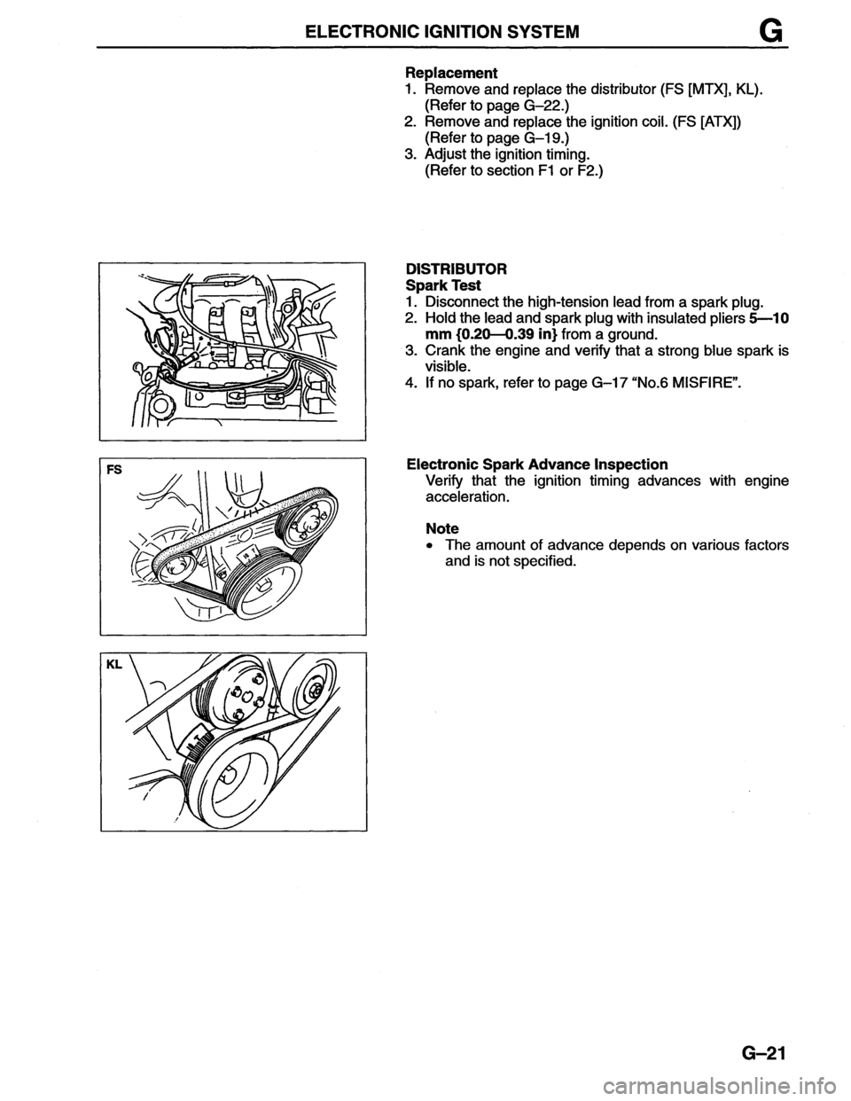 MAZDA MX-6 1996  Workshop Manual 