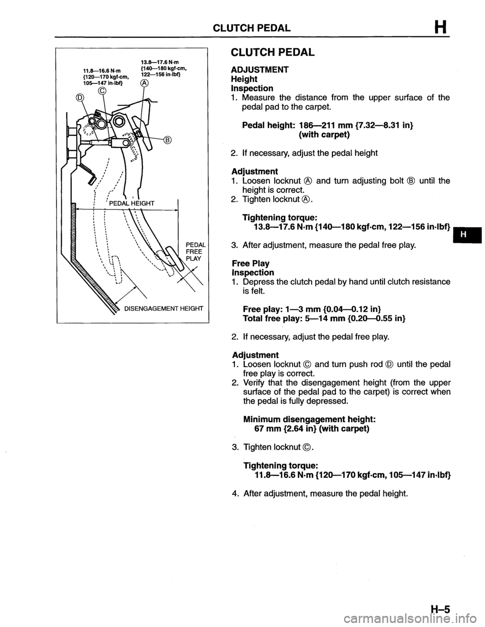 MAZDA MX-6 1996  Workshop Manual 