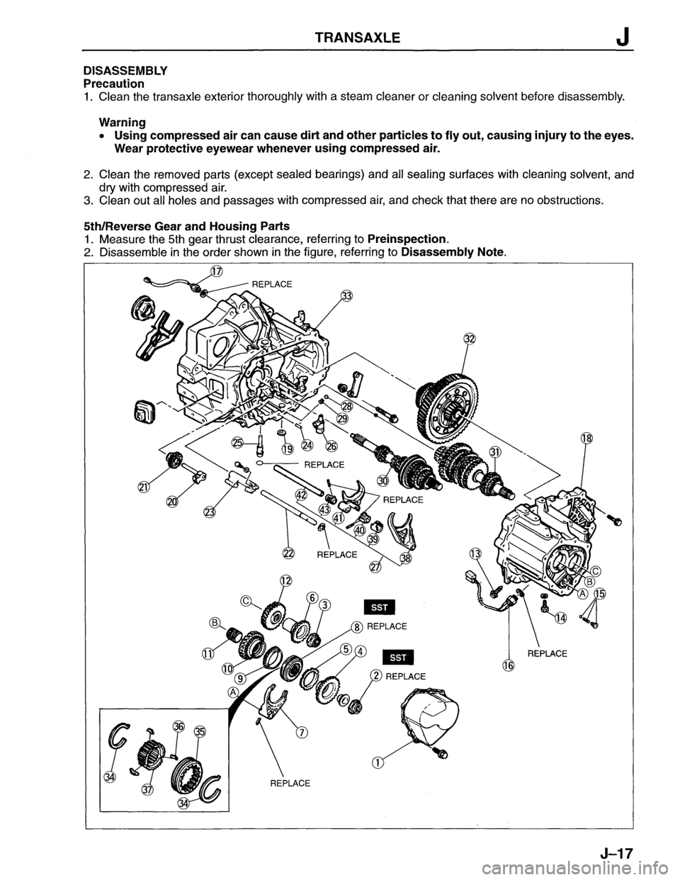 MAZDA MX-6 1996  Workshop Manual 