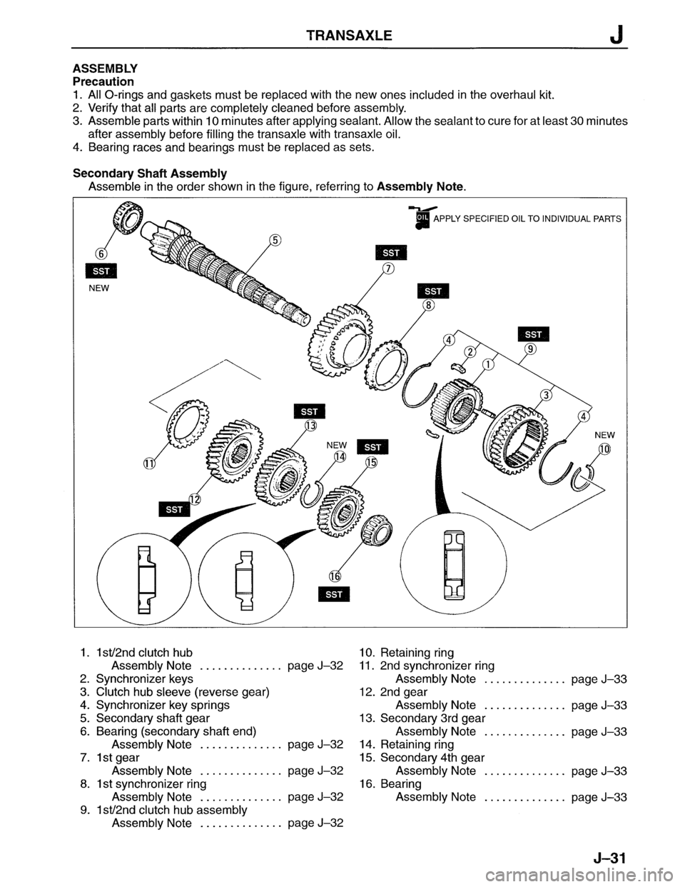 MAZDA MX-6 1996  Workshop Manual 