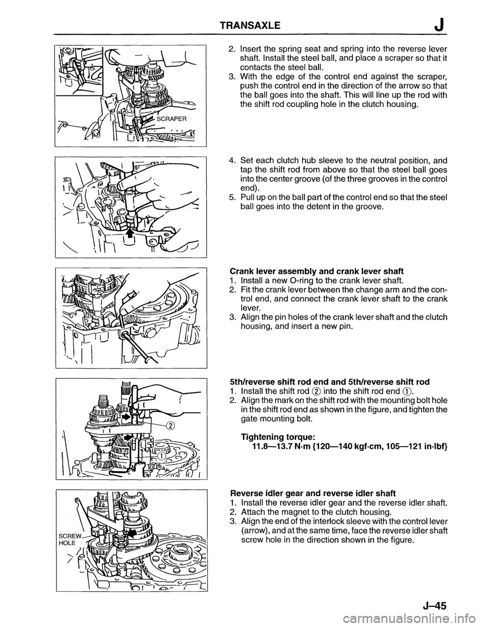 MAZDA MX-6 1996  Workshop Manual 