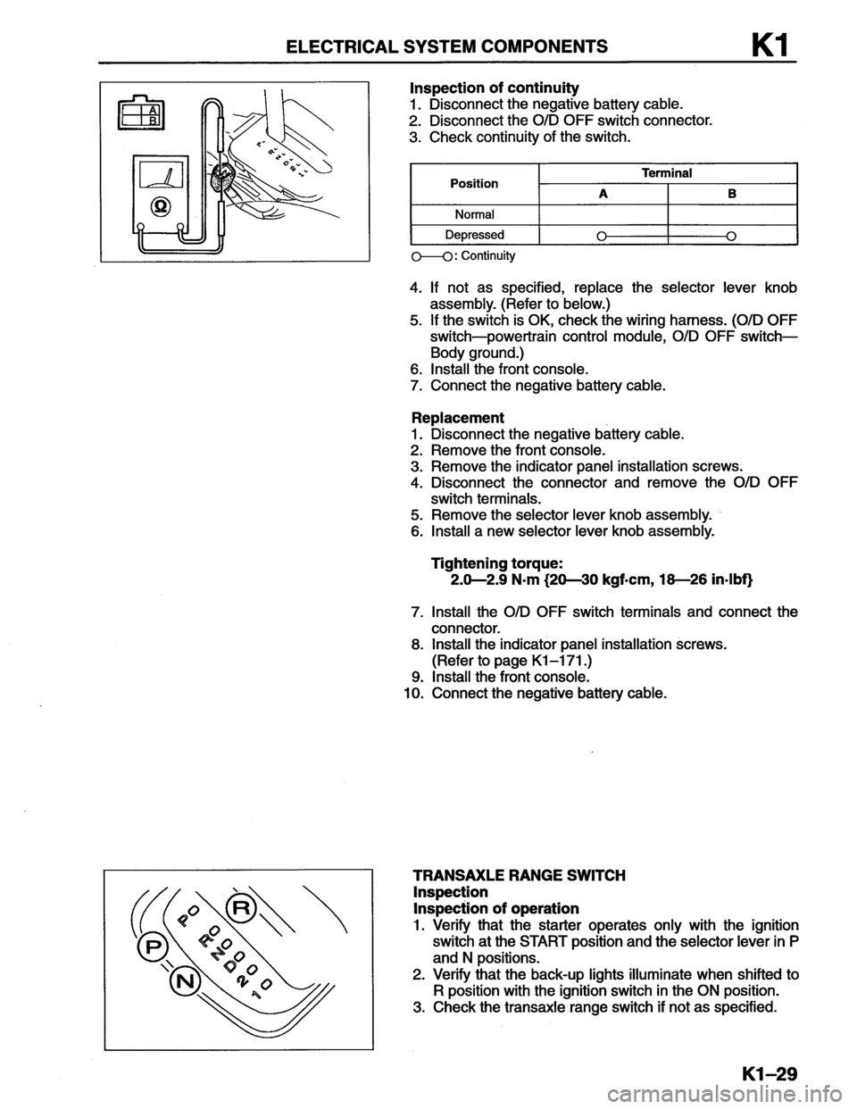 MAZDA MX-6 1996 Workshop Manual MAZDA MX-6 1996 Workshop Manual