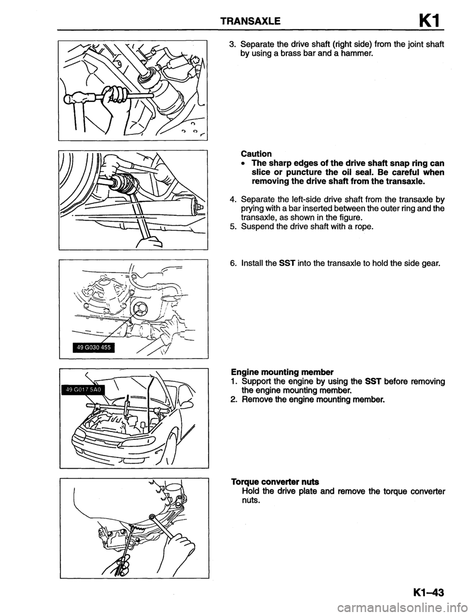 MAZDA MX-6 1996 Workshop Manual MAZDA MX-6 1996 Workshop Manual